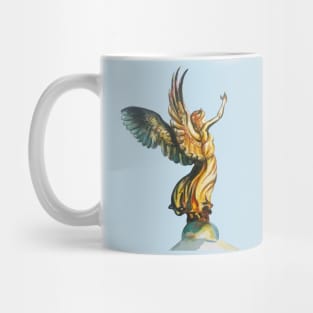 Golden Watercolor Angel Mug